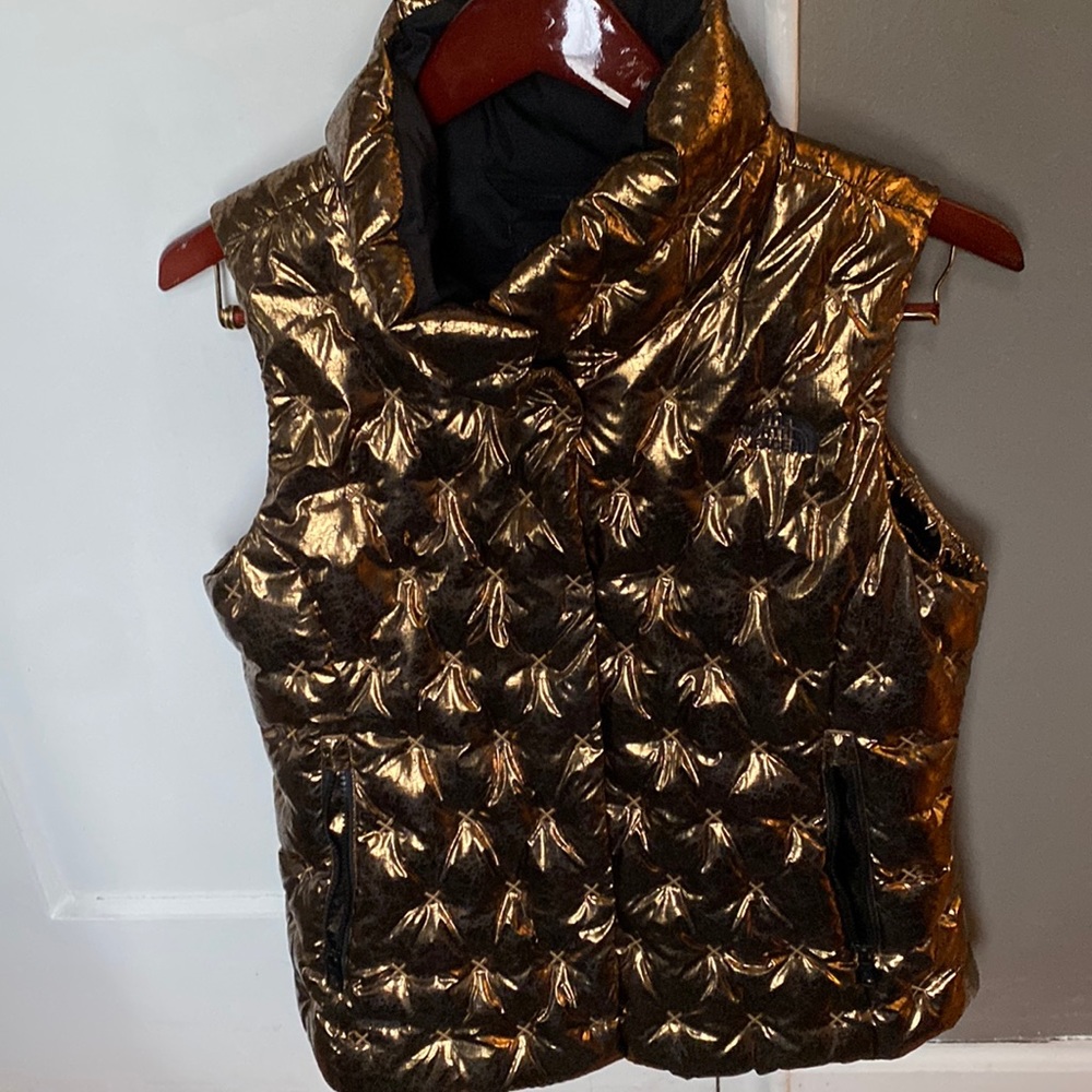 Bronze North Face Vest size Medium
